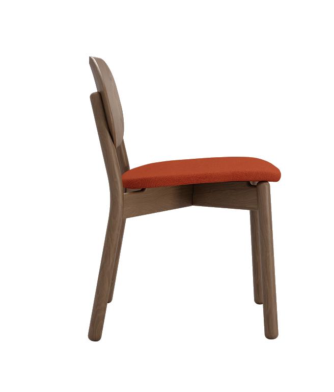  KFI Studios Silva Beech Wood Guest Chair with Upholstered Seat 9900 