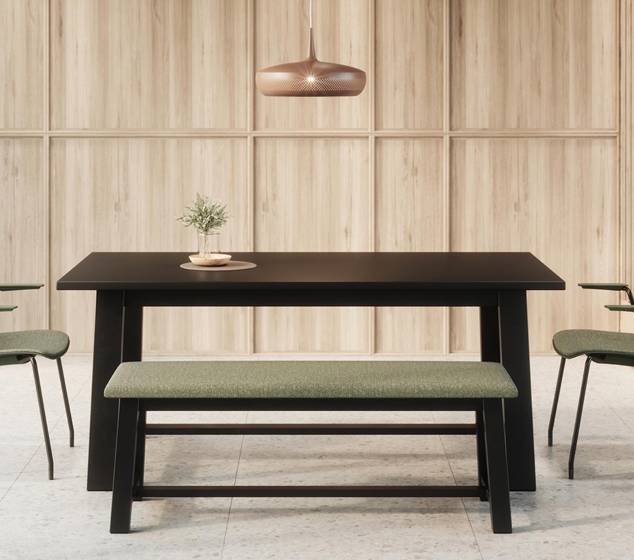 KFI Studios KFI Midtown 84"W x 42"D Cafe Height Thermally Fused Laminate Table (Available with Power!) 