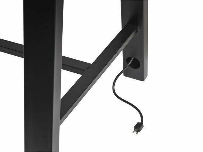 KFI Studios KFI Midtown 84"W x 42"D Cafe Height Thermally Fused Laminate Table (Available with Power!) 