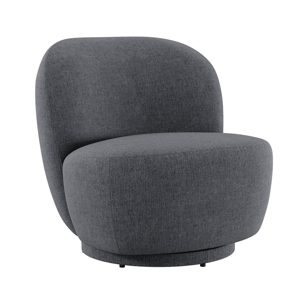  Office Source Aria Upholstered Modern Swivel Lounge Chair 
