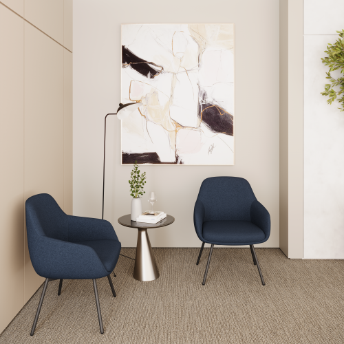 Woodstock Marketing Grace Upholstered 4 Leg Guest Chair