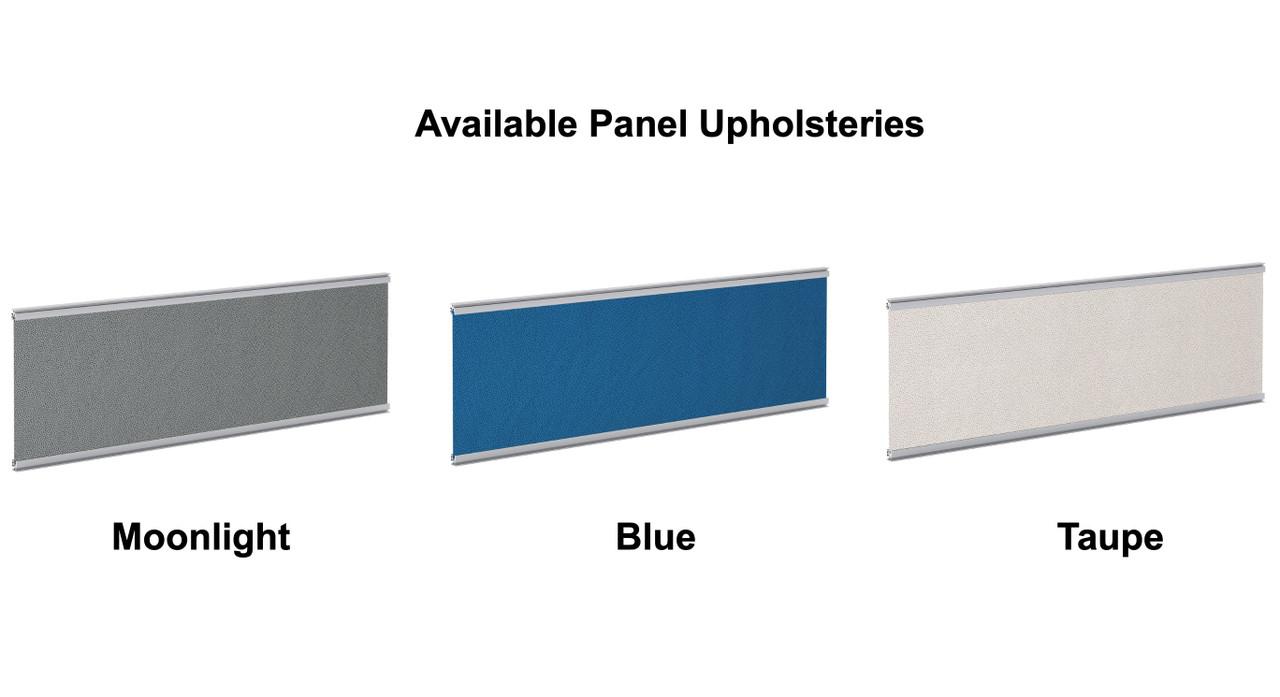 Office Source Contemporary L Shaped Guest Reception Desk - Office Source Borders II Collection OSTYPB27 