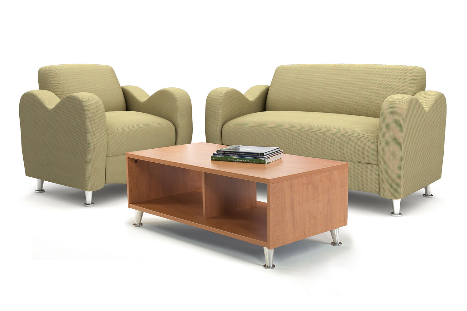 48"W x 24"D Contemporary Occasional Table - HPFI Hyperwork Collection HWCT48