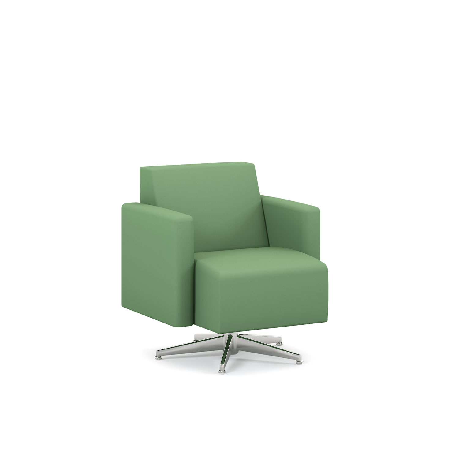 Swivel Base Club Chair - HPFI Eve Lounge Seating Collection Model 5809