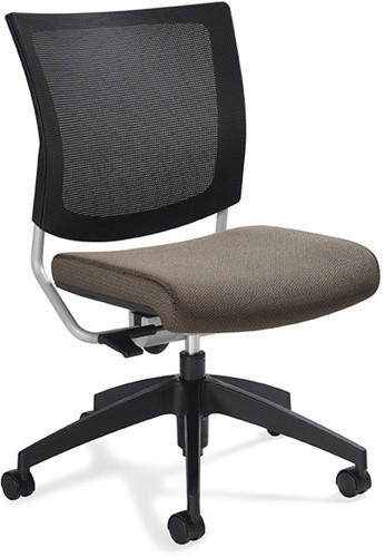 Global Total Office Global Graphic Armless Mesh Back Office Chair 2736MB