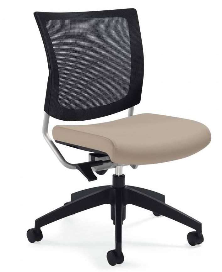Global Total Office Global Graphic Armless Mesh Back Office Chair 2736MB