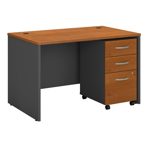 Bush Business Furniture Bush Series C 48" Desk with Mobile BBF Pedestal 