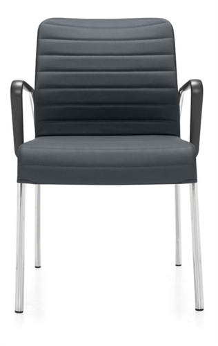 Global Total Office Global Lite Series 5952 Fabric Guest Chair with Loop Arms (10 Colors Available!)