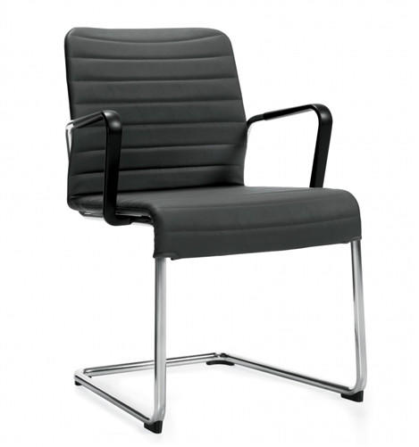Global Total Office Global Lite Series 5955 Sled Base Guest Chair with Loop Arms (10 Colors Available!)