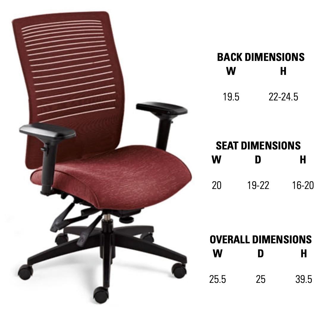 Global Total Office Global Loover Series Chair 2662-3