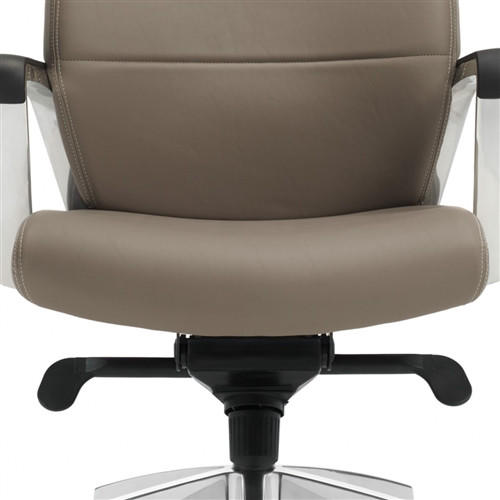 Global Total Office Global Luray 6460LM-2 Extended High Back Knee Tilter Leather Office Chair 