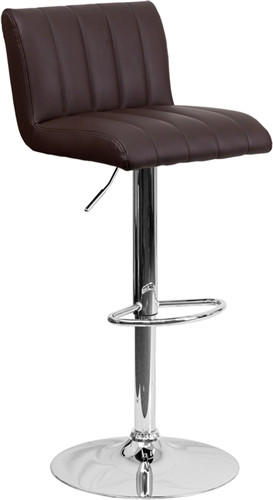  Flash Furniture Contemporary Brown Vinyl Bar Stool 