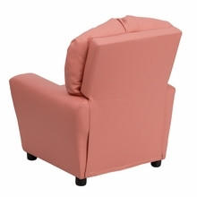  Flash Furniture Contemporary Pink Kids Vinyl Recliner 