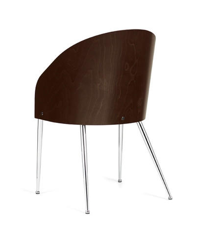 Global Total Office Global Marche Contemporary Curved Wood Guest Reception Chair 8624