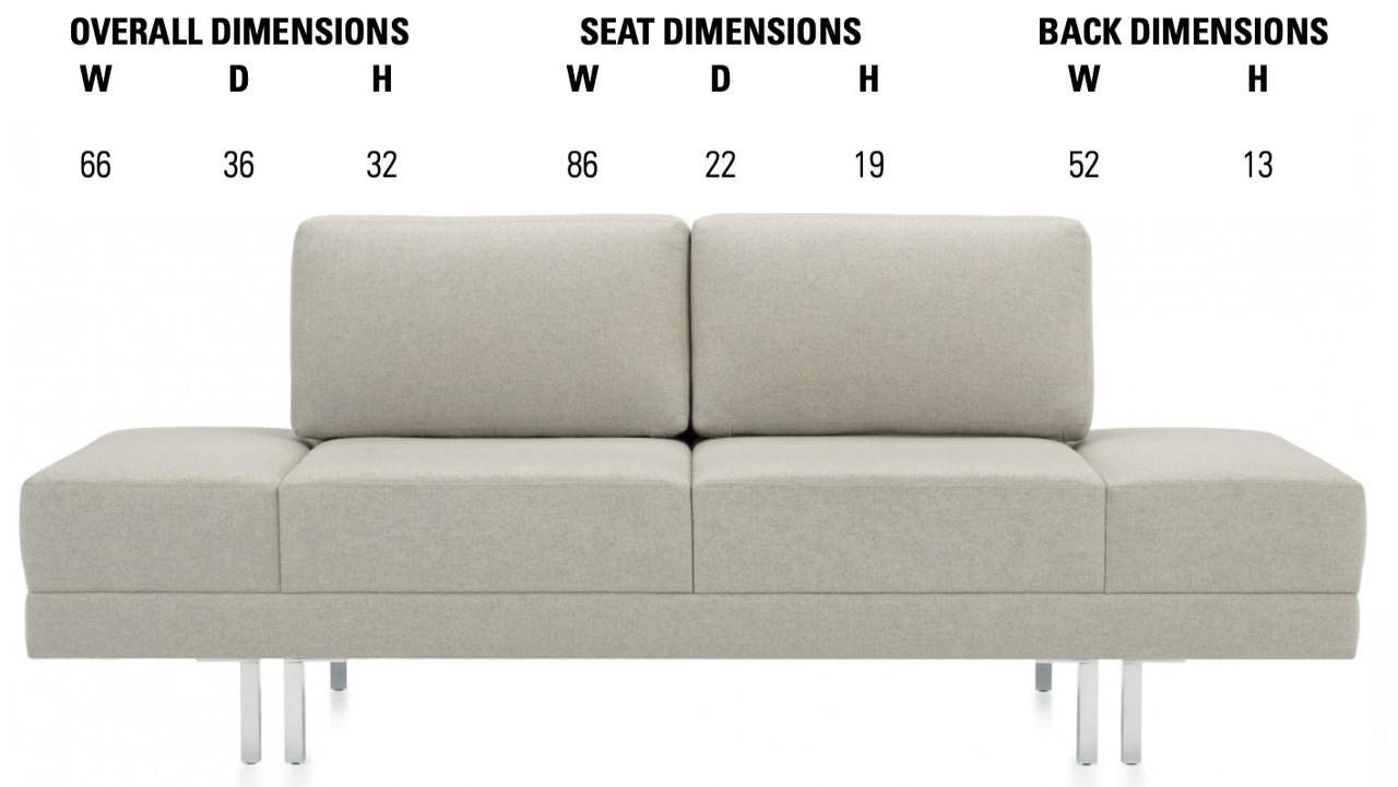 Global Total Office Global ML Three Seat Sofa ML8634