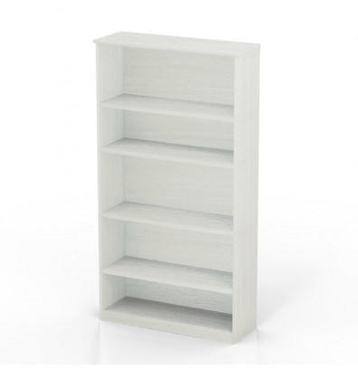Mayline Group 5 Shelf Medina Series Sea Salt Finished Bookcase MVB5TSS by Mayline