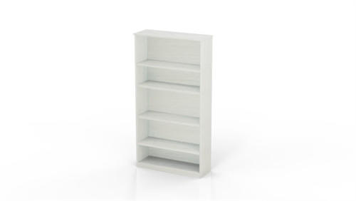 Mayline Group 5 Shelf Medina Series Sea Salt Finished Bookcase MVB5TSS by Mayline 