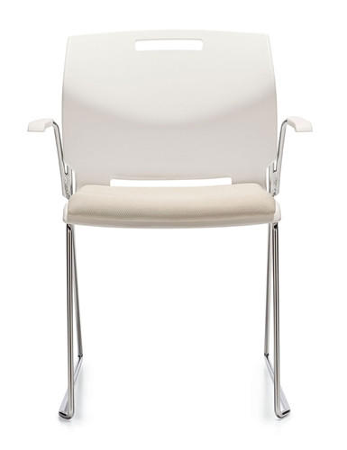 Global Total Office Global Popcorn 6712 Stack Chair with Upholstered Seat 
