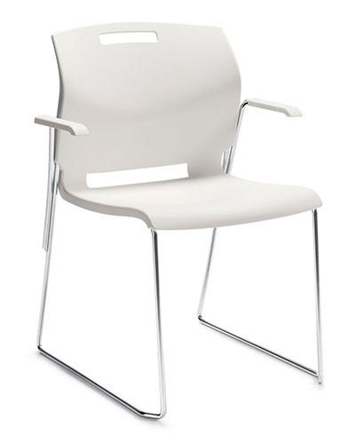 Global Total Office Global Popcorn Series Stackable Armchair 6710