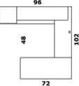 Global Total Office Global Princeton Modular Executive Desk A3R