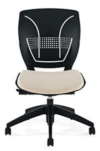 Global Total Office Global Roma Armless Ergonomic Office Chair 1902