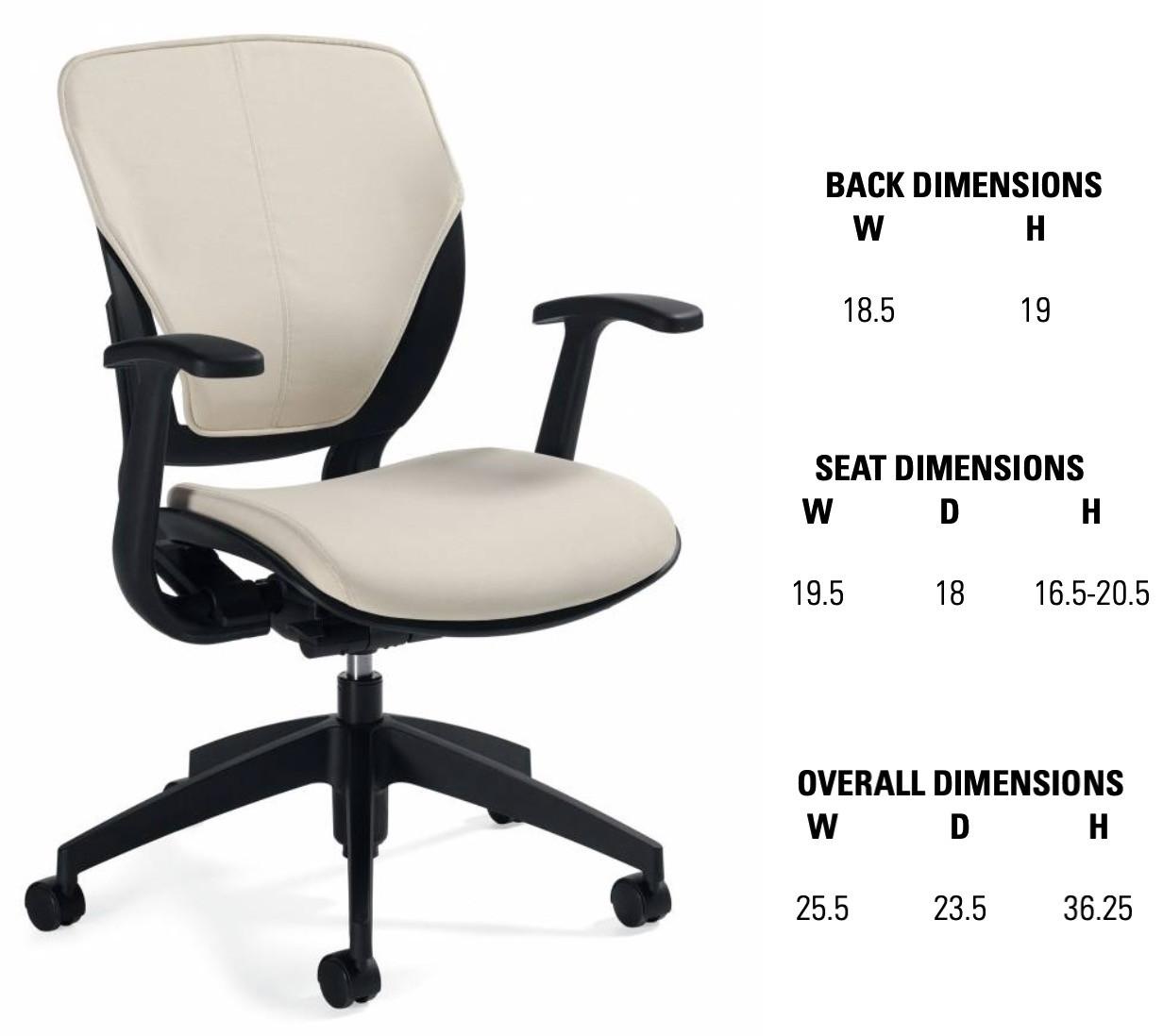 Global Total Office Global Roma Series Task Chair 1908