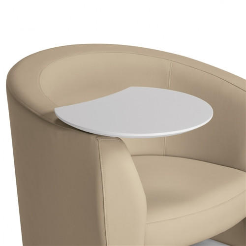 Global Total Office Global Sirena Mobile Lounge Chair with Tablet Arm and Bottom Shelf 3372LCMLTM