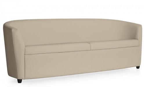 Global Total Office Global Sirena Series 3 Seat Leather Reception Sofa 3374LM