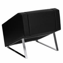  Flash Furniture HERCULES Smart Series Black Leather Reception Chair 