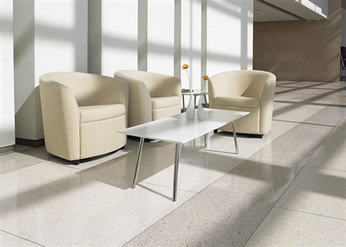 Global Total Office Global Sirena Series Tablet Arm Leather Lounge Chair 3371LMLTL