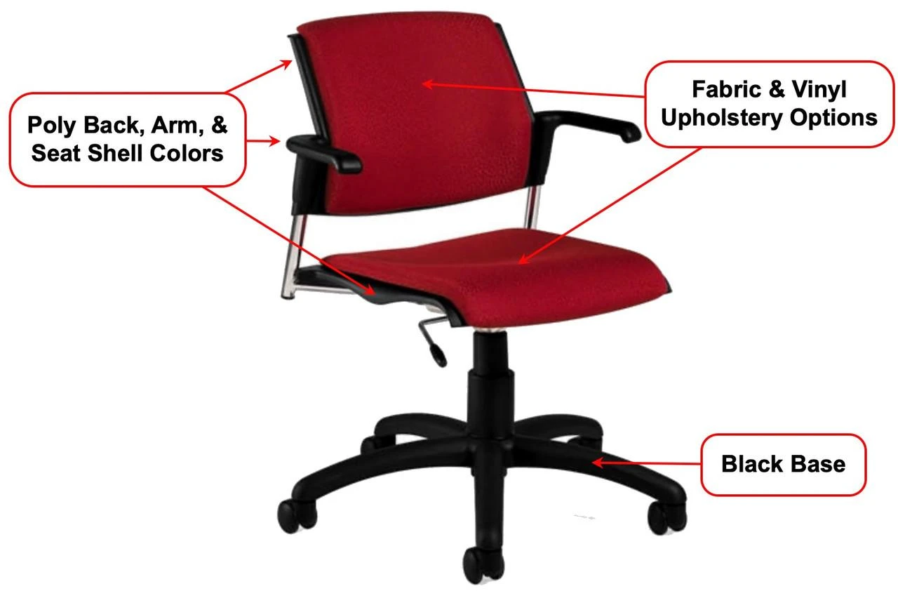 Global Total Office Global Sonic Series Modern Computer Chair 6569