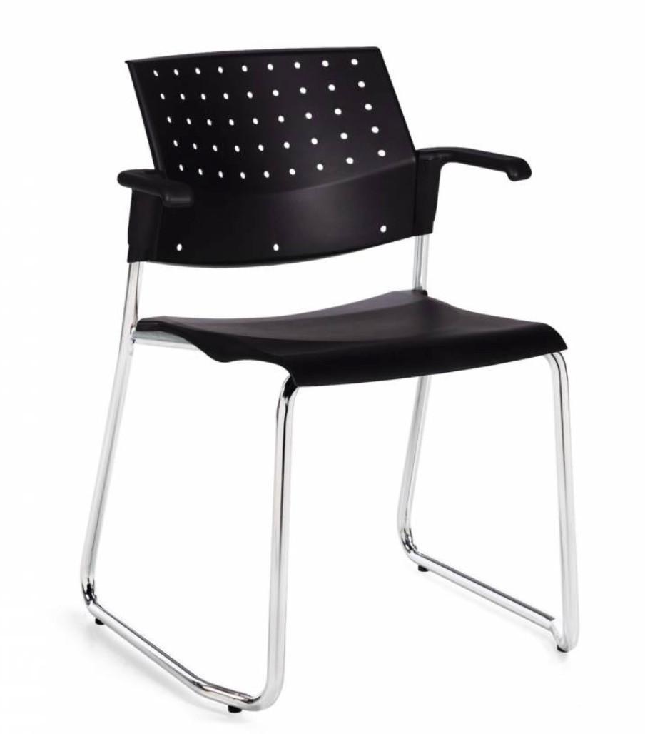 Global Total Office Global Sonic Sled Base Guest Chair 6523 