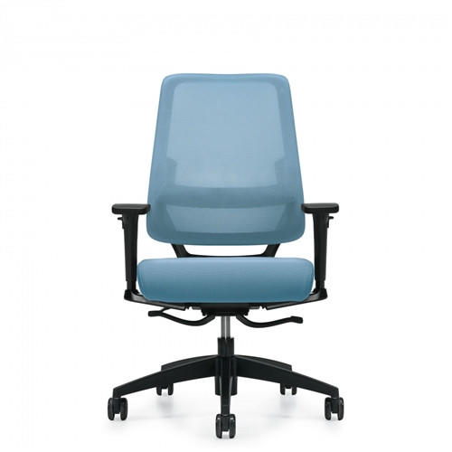 Global Total Office Global Sora Medium Back Weight Sensing Synchro Tilter Office Chair 6942 