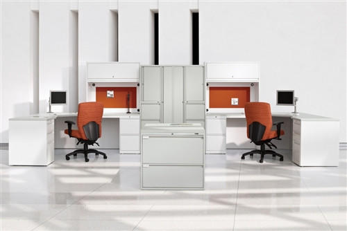 Global Total Office Global StreamLINE Collection L Shaped Office Desk STM502L 