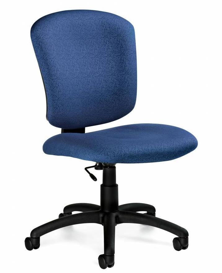 Global Total Office Global Supra X Armless Medium Back Office Chair 5337-6