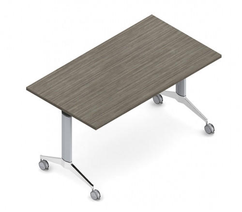Global Total Office Global Terina 54"W x 30"D Flip Top Training Table GFT3054R