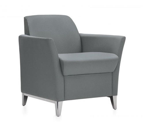 Global Total Office 5481 Camino Lounge Chair with Polished Legs