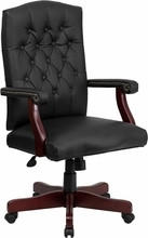  Flash Furniture Martha Washington Leather Swivel Chair 