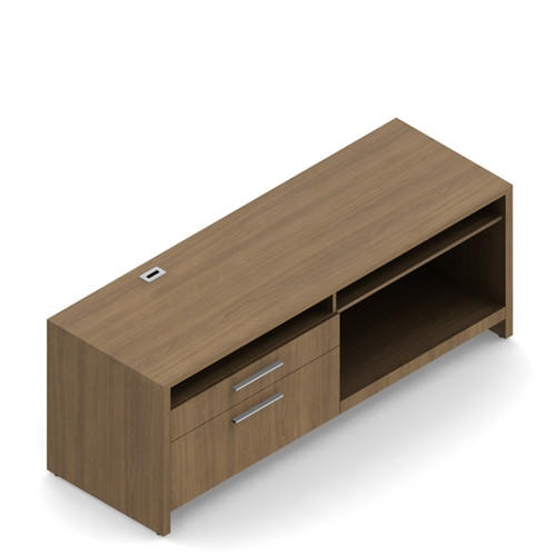 Global Total Office Princeton Series PN2772CPL 27"H Credenza Cabinet (2 Finish Options!) 