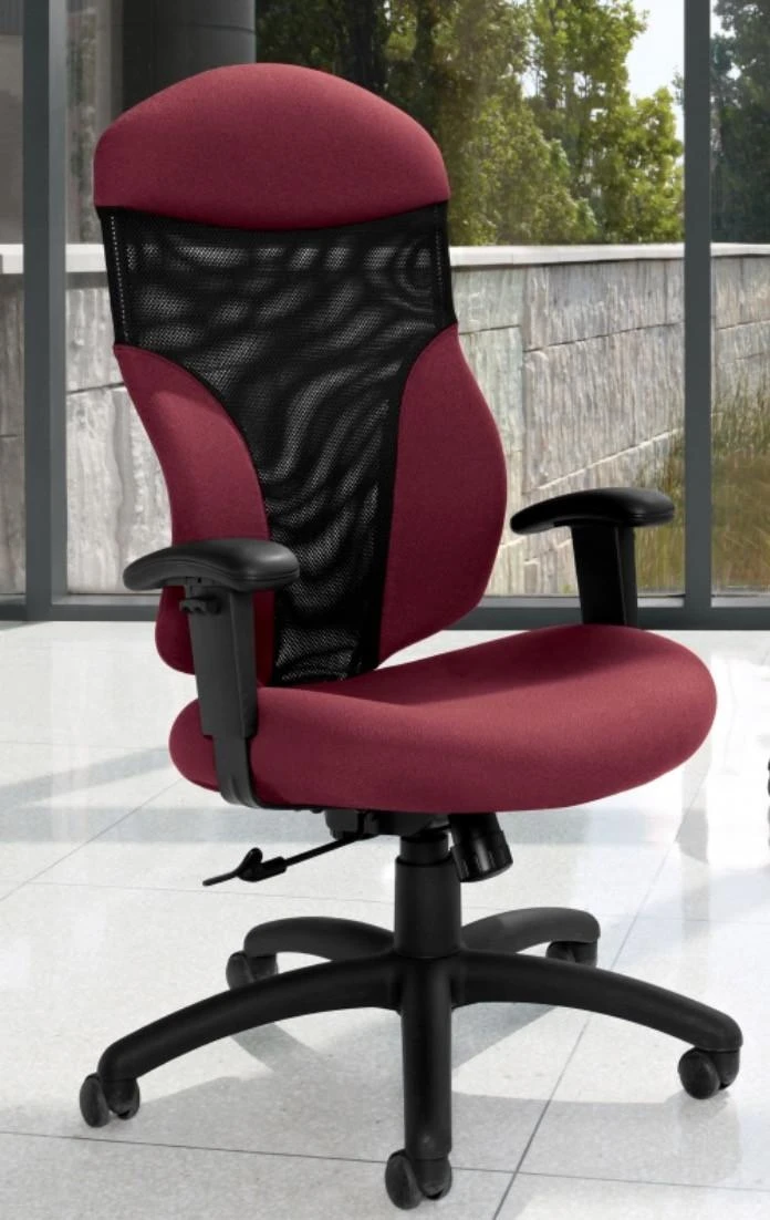 Global Total Office Global Tye High Back Tilter Chair 1950-4 with Adjustable Arms