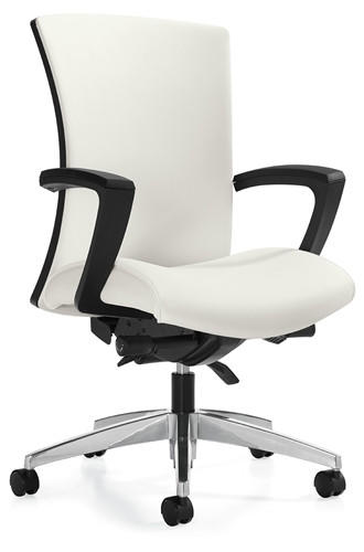 Global Total Office Global Vion 6331-0-C High Back Ergonomic Office Chair with Conference Arms 