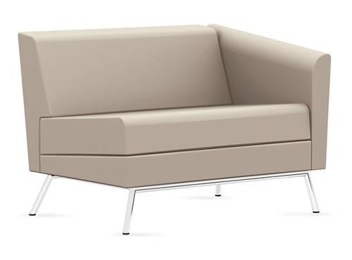 Global Total Office Global Wind Linear Series 3361LLM Left Arm Vinyl Lounge Chair