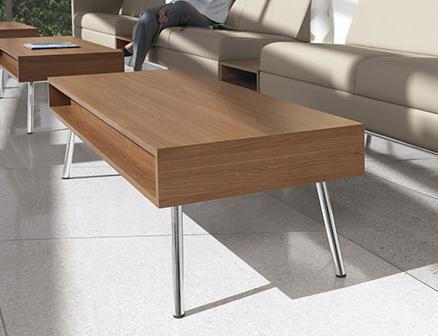 Global Total Office Global Wind Linear Series Modern Coffee Table 3880