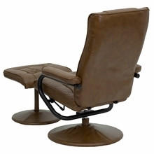  Flash Furniture Palimino Leather Recliner with Ottoman 