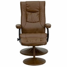  Flash Furniture Palimino Leather Recliner with Ottoman 