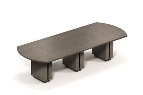 Global Total Office Global Zira Z48120BW 10' Conference Table with Bowed Ends