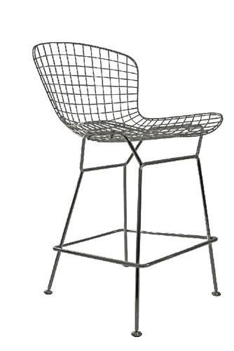 Woodstock Marketing Contemporary Polished Metal Stool by Woodstock (2 Pack!)