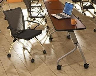 Mayline Group Mayline 24" x 66" Sync Rectangular Table for Training Room