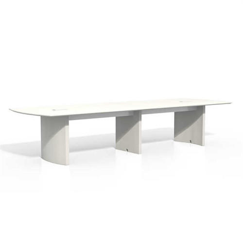 Mayline Group Medina Textured Sea Salt Finished 14' Conference Table by Mayline (Available With Power!)