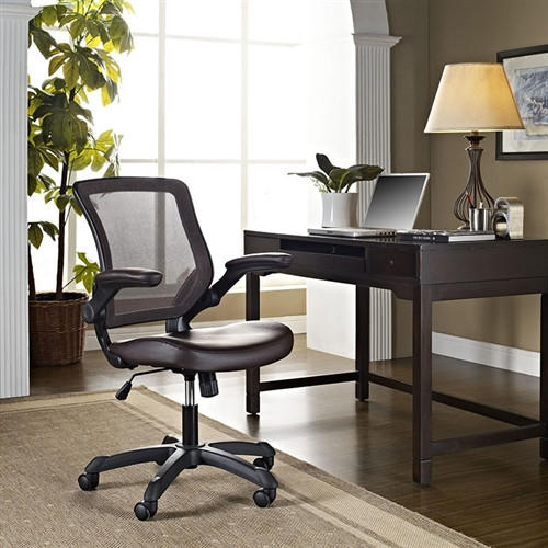  Modway EEI-291 Veer Mesh Office Chair with Vinyl Seat (2 Colors!) 